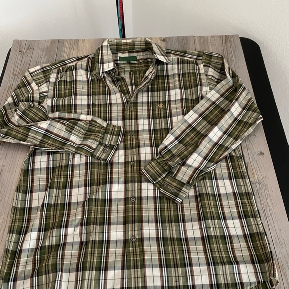 Paolo Gucci Other - VINTAGE RARE Paolo Gucci Mens Long Sleeve Plaid Button Shirt 105 Large (READ)👇